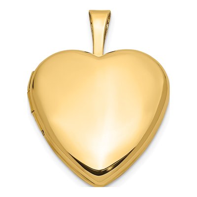 14K Yellow Gold Heart Locket – view 5