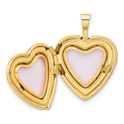 14K Yellow Gold Heart Locket – view 6