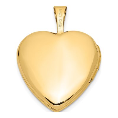 14K Yellow Gold Heart I LOVE YOU Script Locket – view 5