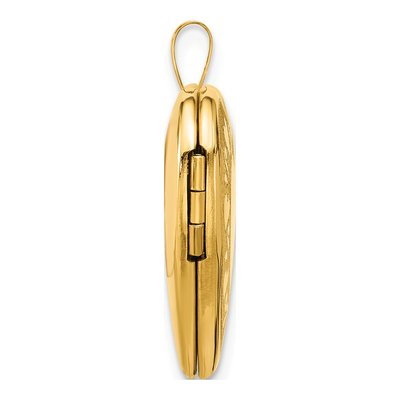 14K Yellow Gold Heart Locket – view 3