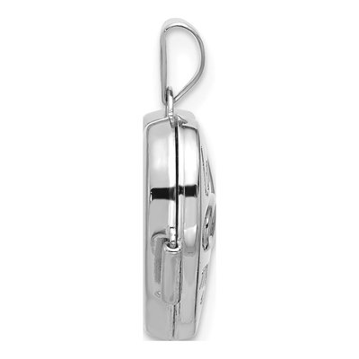 14K White Gold LOVE of MY LIFE Heart Locket – view 3