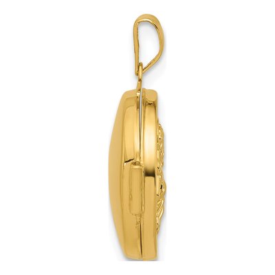 14K Yellow Gold Saint Christopher Locket – view 2