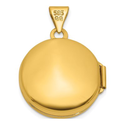 14K Yellow Gold Saint Christopher Locket – view 3