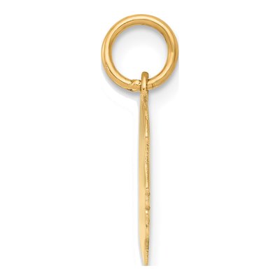 14K Yellow Gold Girl Head Charm – view 2