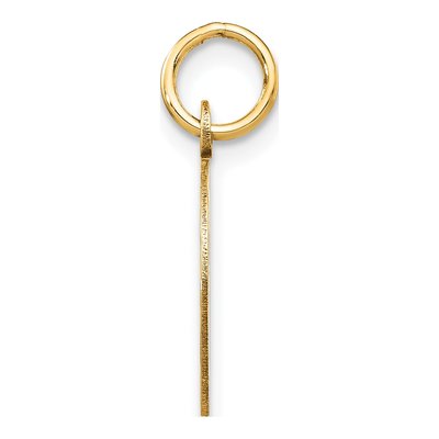 14K Yellow Gold Round Disc Charm – view 3