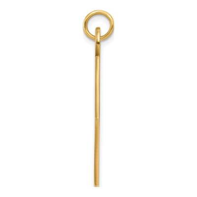 14K Yellow Gold Hexagon Medical Alert Pendant – view 2