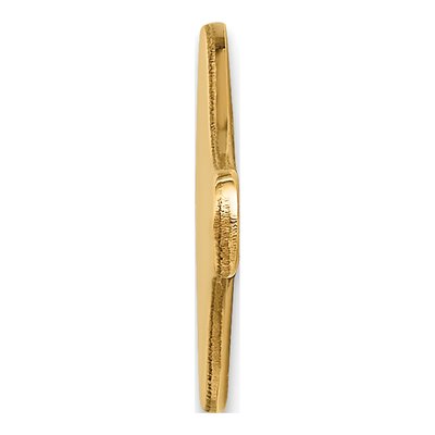 14K Yellow Gold Red Enamel Medical ID Plate Bracelet – view 2