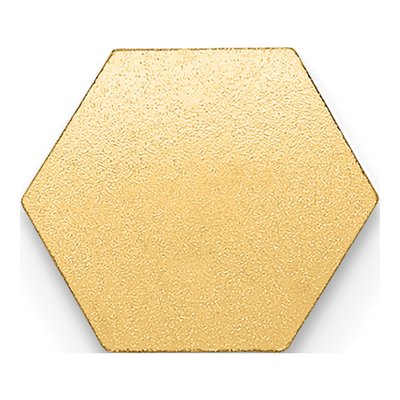 14K Yellow Gold Hexagon Medical Alert Emblem Pendant – view 4