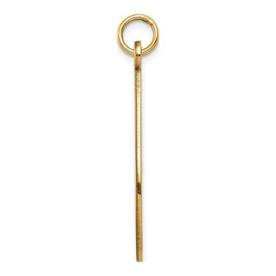 14K Yellow Gold Teardrop Medical Alert Pendant – view 2