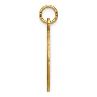 14K Yellow Gold Round Medical Alert Pendant – view 3