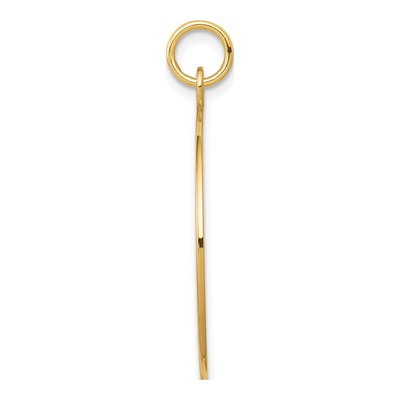 14K Yellow Gold Round Medical Alert Pendant – view 3