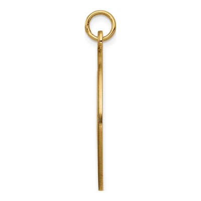 14K Yellow Gold Round Medical Alert Pendant – view 3