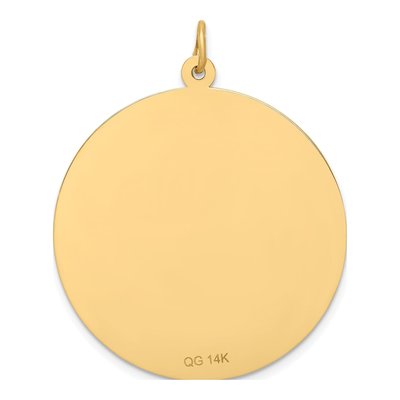 14K Yellow Gold Medical Alert Pendant – view 4