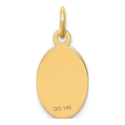 14K Yellow Gold Medical Alert Pendant – view 4