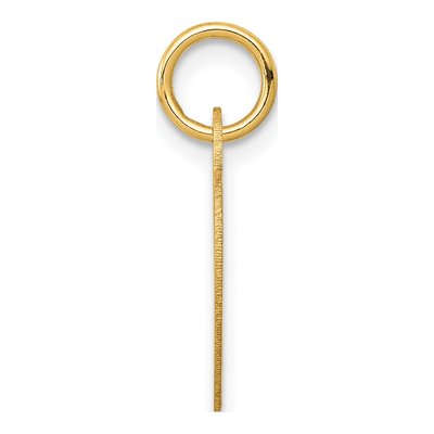 14K Yellow Gold Heart Disc Charm – view 2