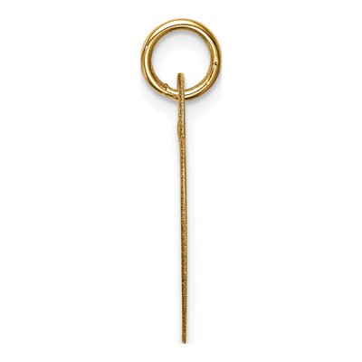 14K Yellow Gold Heart Disc Charm – view 3