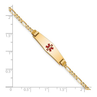 14K Yellow Gold Medical ID Bracelet – view 3
