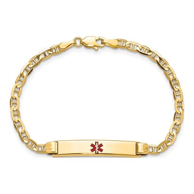 14K Yellow Gold Medical ID for Kids Bracelet – view 4