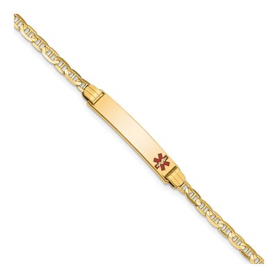 14K Yellow Gold Child's Medical ID Bracelet