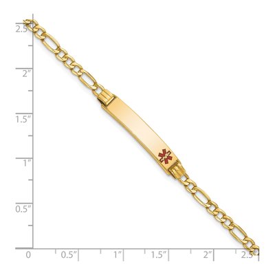 14K Yellow Gold Medical ID Bracelet – view 4