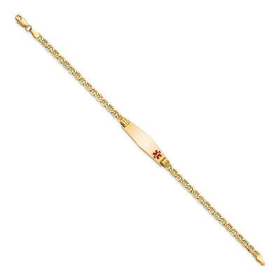 14K Yellow Gold Medical ID Bracelet – view 2