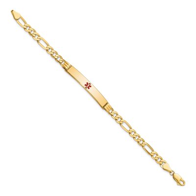 14K Yellow Gold Medical ID Bracelet – view 3