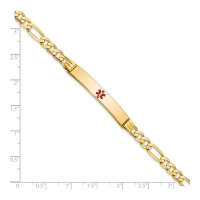 14K Yellow Gold Medical ID Bracelet – view 4