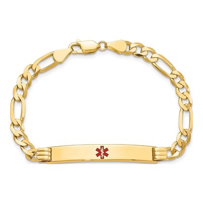 14K Yellow Gold Medical ID Bracelet – view 5