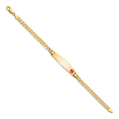 14K Yellow Gold Medical ID Bracelet – view 2