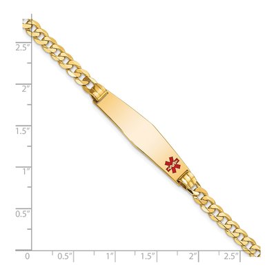 14K Yellow Gold Medical ID Bracelet – view 3