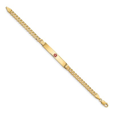 14K Yellow Gold Medical ID Bracelet – view 2