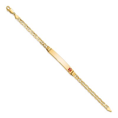 14K Yellow Gold Medical ID Bracelet – view 2