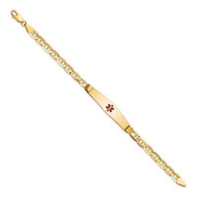 14K Yellow Gold Medical ID Bracelet – view 2