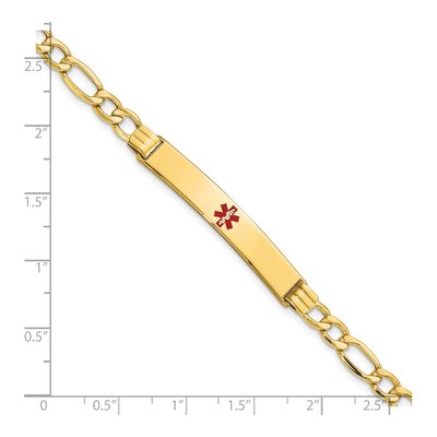 14K Yellow Gold Medical ID Bracelet – view 4
