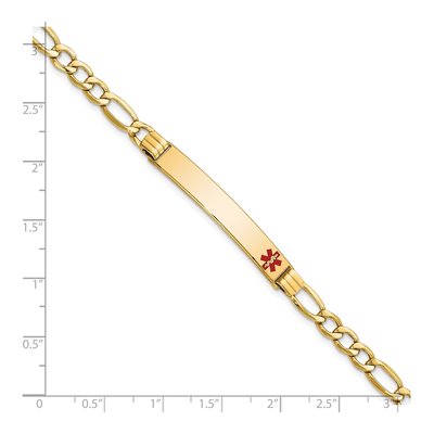 14K Yellow Gold Medical ID Bracelet – view 5