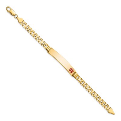 14K Yellow Gold Medical ID Bracelet – view 2