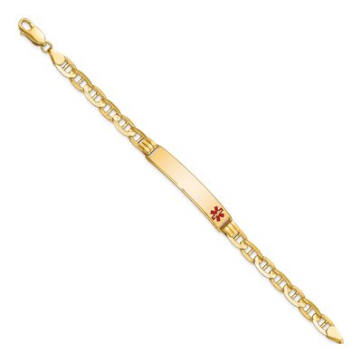 14K Yellow Gold Medical ID Bracelet – view 3