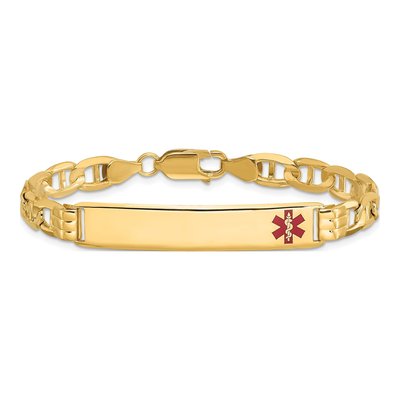 14K Yellow Gold Medical ID Bracelet – view 4