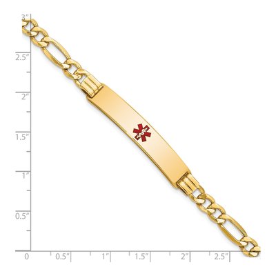 14K Yellow Gold Medical ID Bracelet – view 5