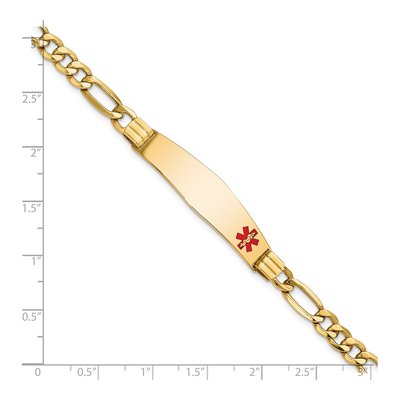 14K Yellow Gold Medical ID Bracelet – view 4