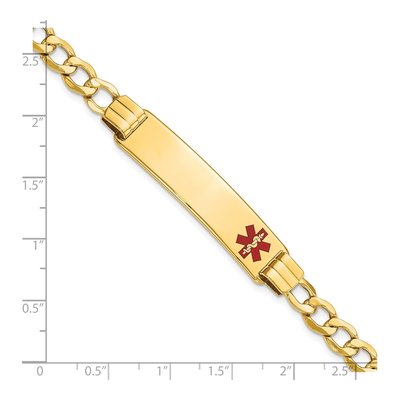 14K Yellow Gold Medical ID Bracelet – view 4