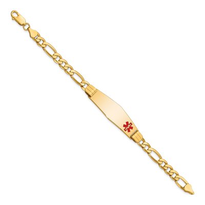 14K Yellow Gold Medical ID Bracelet – view 2