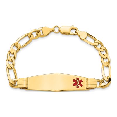 14K Yellow Gold Medical ID Bracelet – view 4