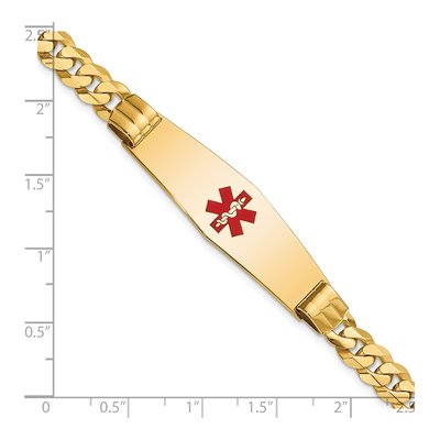 14K Yellow Gold Medical ID Bracelet – view 4