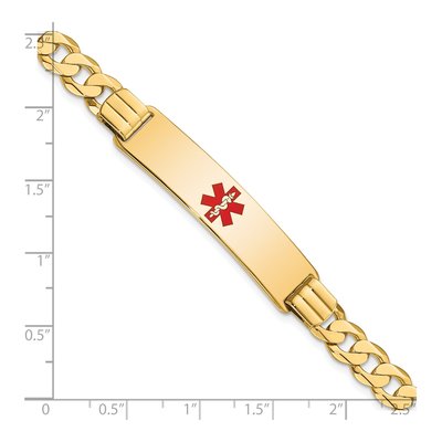 14K Yellow Gold Medical Alert ID Bracelet – view 5