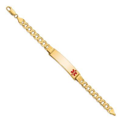 14K Yellow Gold Medical ID Bracelet – view 2