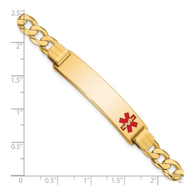 14K Yellow Gold Medical ID Bracelet – view 4