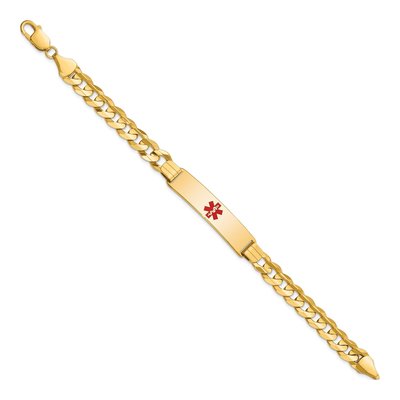 14K Yellow Gold Medical ID Bracelet – view 2