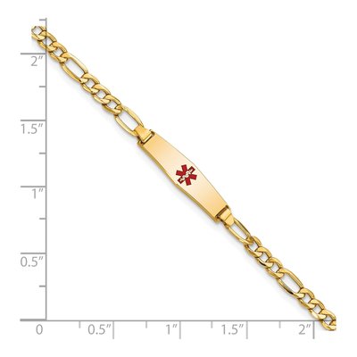 14K Yellow Gold Medical ID for Kids Bracelet – view 4
