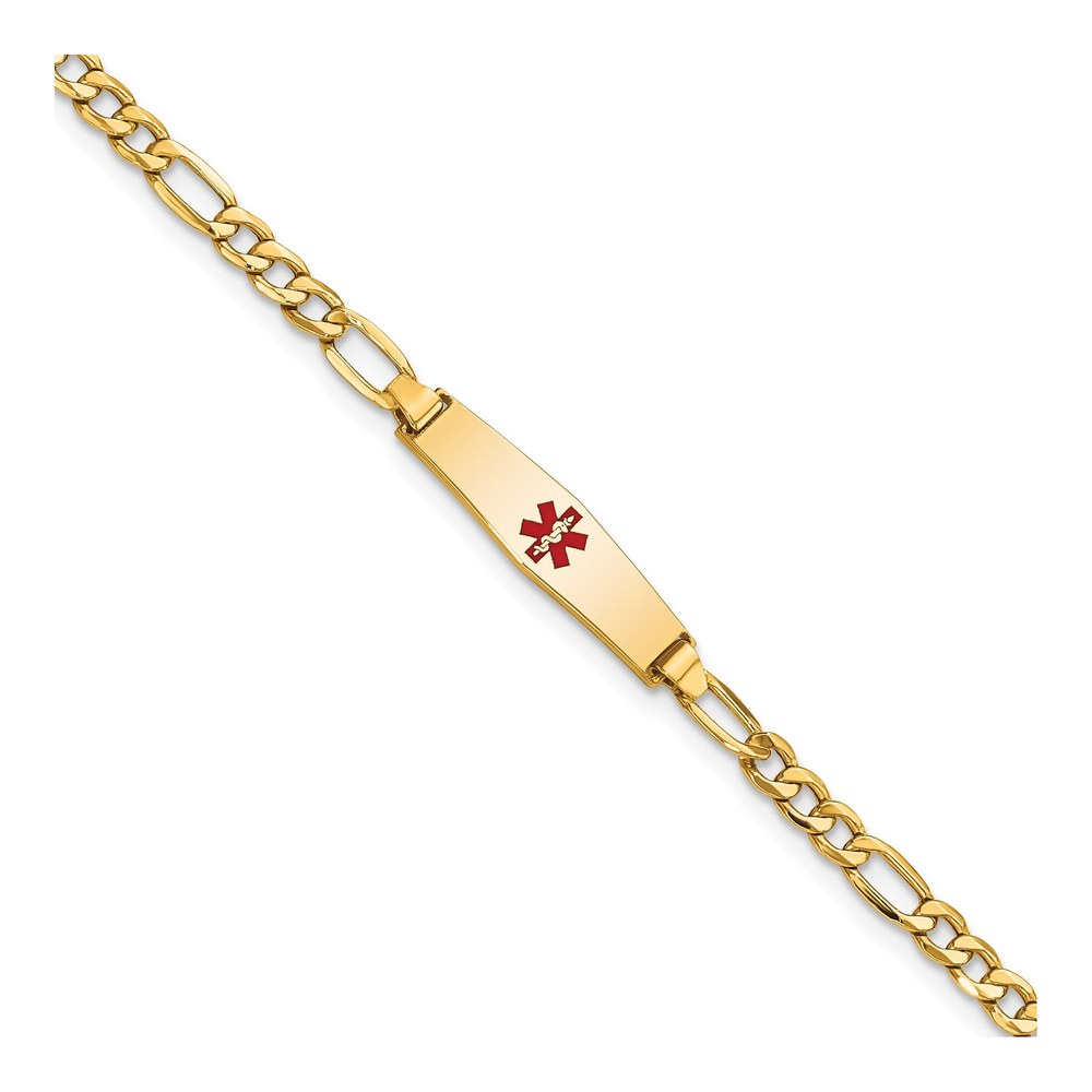 14K Gold Medical ID Bracelet for Kids